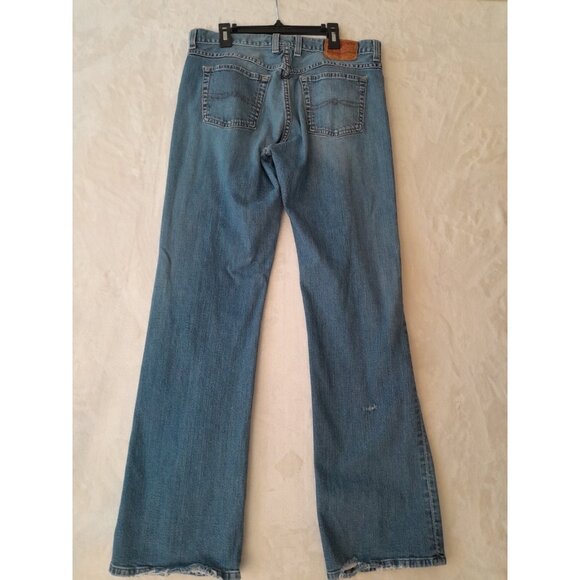 Vtg Lucky Brand Easy Rider Button Fly Stretch Straight Leg Jeans Med Wash 10/30 - Picture 3 of 14
